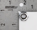 Chrome 3/8"-24 Hex Nut Part Number - 94045-90T (Pack Of 4) For Harley-Davidson