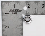 Chrome 3/8"-24 Hex Nut Part Number - 94045-90T (Pack Of 4) For Harley-Davidson