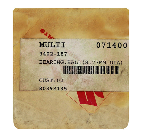 Suzuki Ball Bearing Part Number - 3402-187