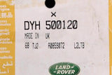 Genuine Land Rover Nut Part Number - DYH500120