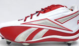 Reebok NFL The Pump Thorpe D2 Red and White Football Cleats - Size 14