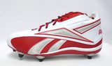 Reebok NFL The Pump Thorpe D2 Red and White Football Cleats - Size 14