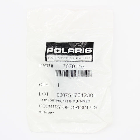Genuine Polaris Routing Clip .472  PN 7670116