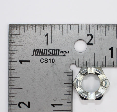 1/2"-13 X 5/16" X 3/4" Grade 2 Castle Nut Part Number - 7843 For Harley-Davidson