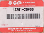 Genuine Suzuki 6th Drive Gear Part Number - 24261-20F00