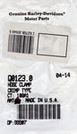 Genuine Harley-Davidson Crimp Hose Clamp Part Number - Q0123.0