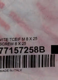 Genuine Ducati TCEIF Screw M8x25 Part Number - 77157258B