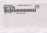 Genuine Polaris O-Ring Part Number - 5411278