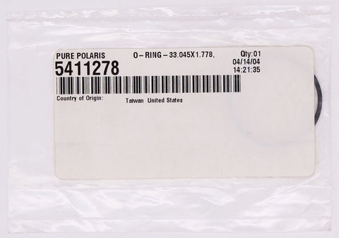 Genuine Polaris O-Ring Part Number - 5411278