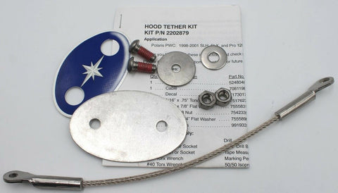 Polaris Hood Tether Kit With Decal PN 2202879