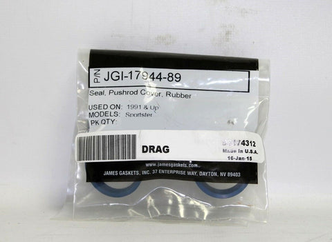 James Gaskets Pushrod Cover, Rubber Part Number - DS-174312 For Harley-Davidson
