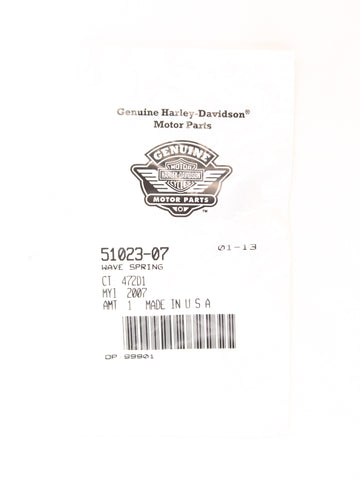 Genuine Harley-Davidson Wave Spring  Part Number - 51023-07