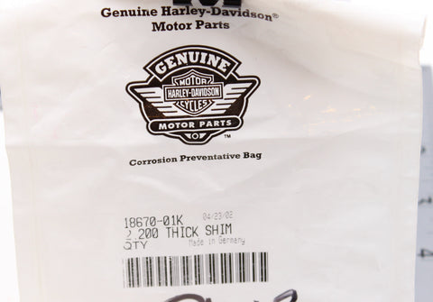 Harley-Davidson Shim 2.225 Part Number - 18670-01K