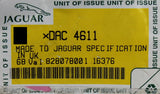 Genuine Jaguar Nut Cover Part Number - DAC4611