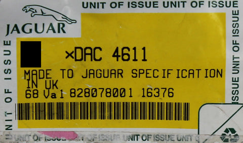 Genuine Jaguar Nut Cover Part Number - DAC4611