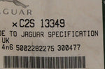 Genuine Jaguar Retainer Part Number - C2S13349