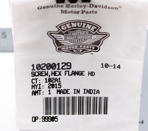 Genuine Harley-Davidson Hex Flange Screw HD Part Number - 10200129