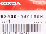 Honda Marine Pan Head Screw Part Number - 93500-040160H