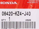 Genuine Honda Spoke Part Number - 06420-KZ4-J40