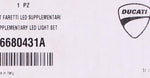 Genuine Ducati Supplementary LED Light Set Part Number - 96680431A