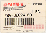 Genuine Yamaha Bolt Part Number - F0V-U2624-00-00