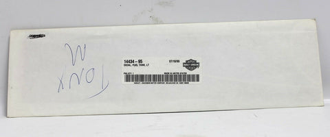 Harley-Davidson LT Fuel Tank Decal Part Number - 14434-95