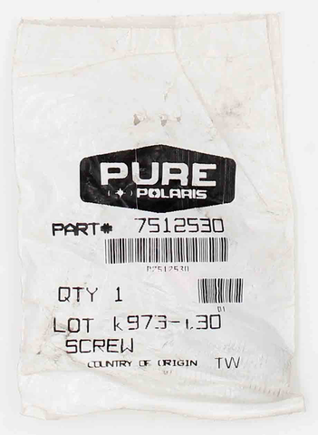 Genuine Polaris Bolt Part Number - 7512530