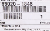 Genuine Kawasaki Floor Guard, LH Part Number - 55020-1846