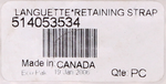 Ski-Doo Retaining Strap PN 514053534