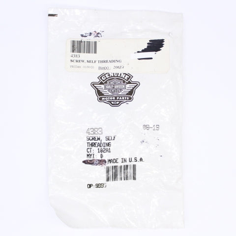 Harley-Davidson Self Threading Screw Part Number - 4383