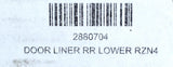 Polaris Lower Right Door Liner RZN4 PN 2880704