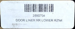 Polaris Lower Right Door Liner RZN4 PN 2880704