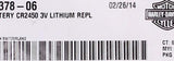 Genuine Harley-Davidson Lithium   Battery   Part Number - 66378-06