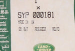 Genuine Land Rover Screw Part Number - SYP000181