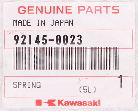 Genuine Kawasaki Spring Part Number - 92145-0023