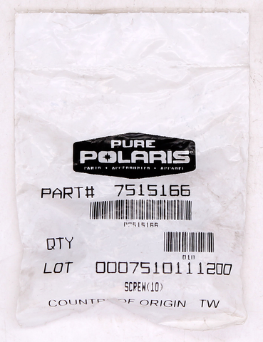 Polaris Screw Part Number - 7515166