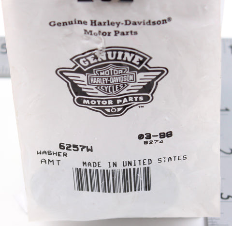 Genuine Harley-Davidson Washer Part Number - 6257W