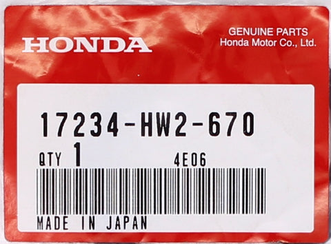 Genuine Honda Air Box Seal Part Number - 17234-HW2-670