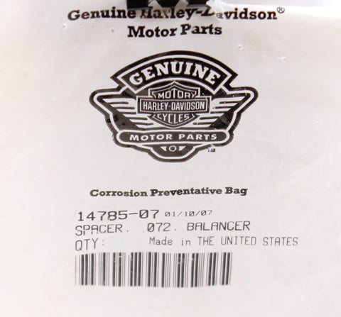 Harley-Davidson Spacer Part Number - 14785-07 (Pack Of 5)
