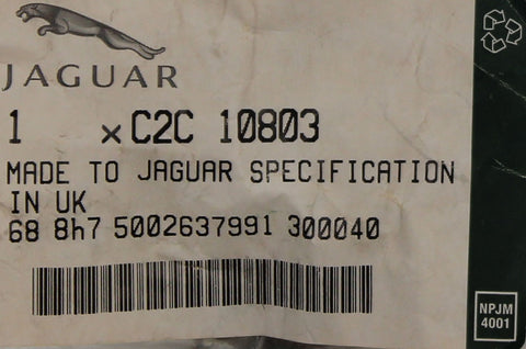 Genuine Jaguar Hexagonal Bolt Part Number - C2C10803