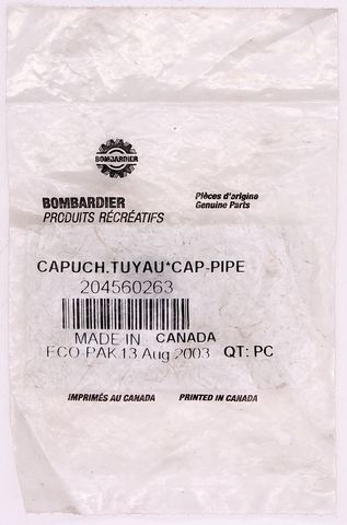 Sea-Doo Pipe Cap PN 204560263