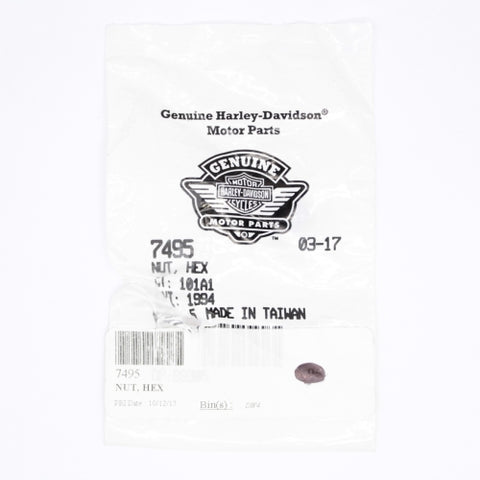 Harley-Davidson Hex Nut Part Number - 7495