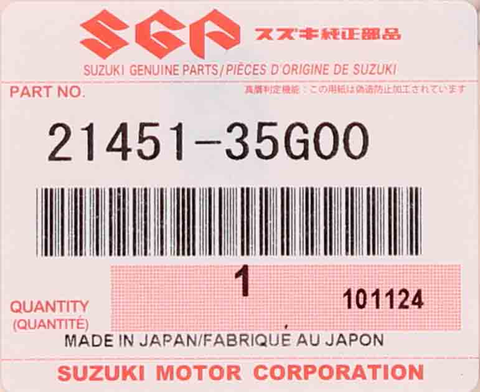 Genuine Suzuki Clutch Plate Part Number - 21451-35G00