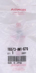 Genuine Honda Flange Bolt Part Number - 16573-HW1-670