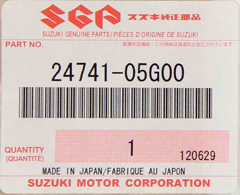 Suzuki Center Retainer Part Number - 24741-05G00