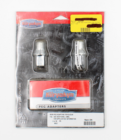 Kuryakyn for Suzuki Rear Peg Adapters PN 496285