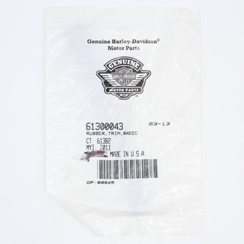 Rubber Trim Part Number - 61300043 For Harley-Davidson