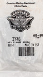 Harley-Davidson Hex Flange Screw Part Number - 3746 (Pack of 4)
