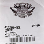 Harley-Davidson Washer Part Number - 45596-93