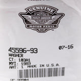 Harley-Davidson Washer Part Number - 45596-93
